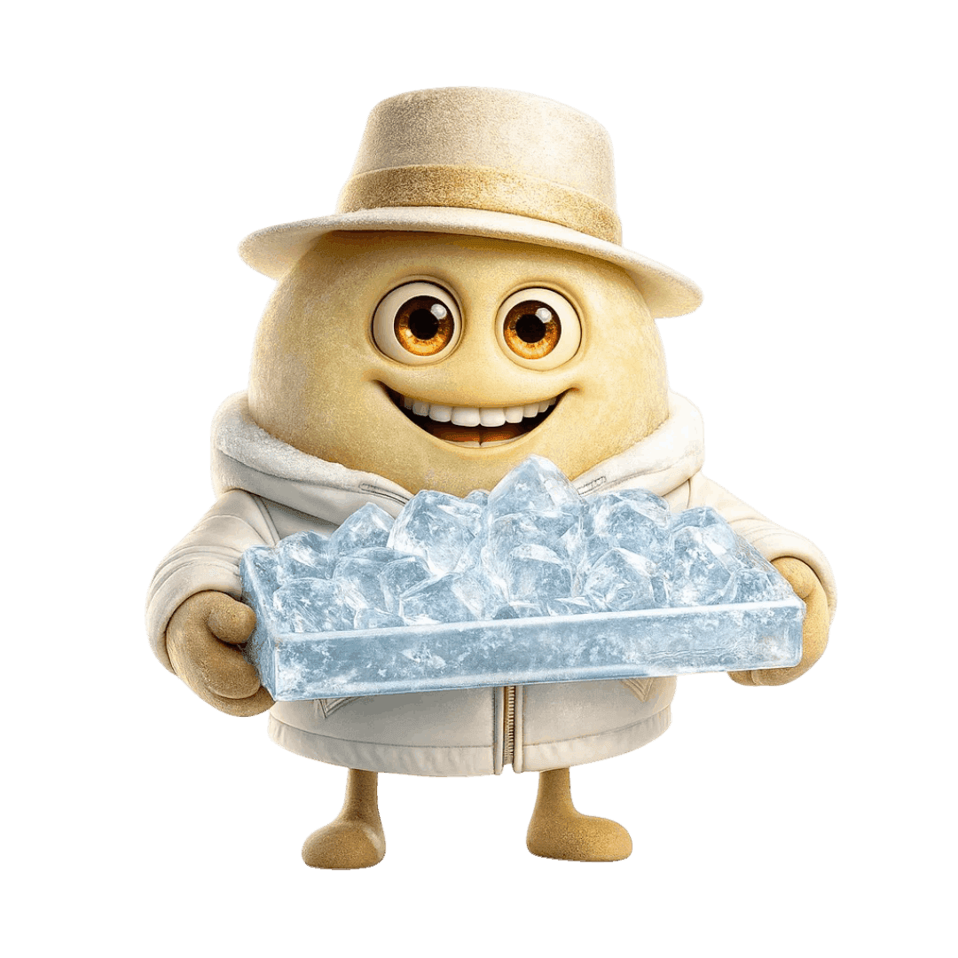 Vidal grape berry illustration for wine education.