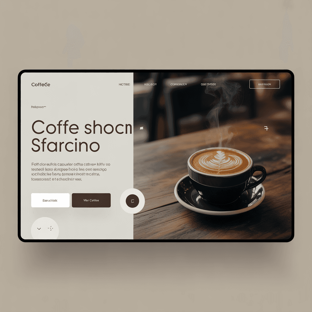 Primer lending strane za kofic