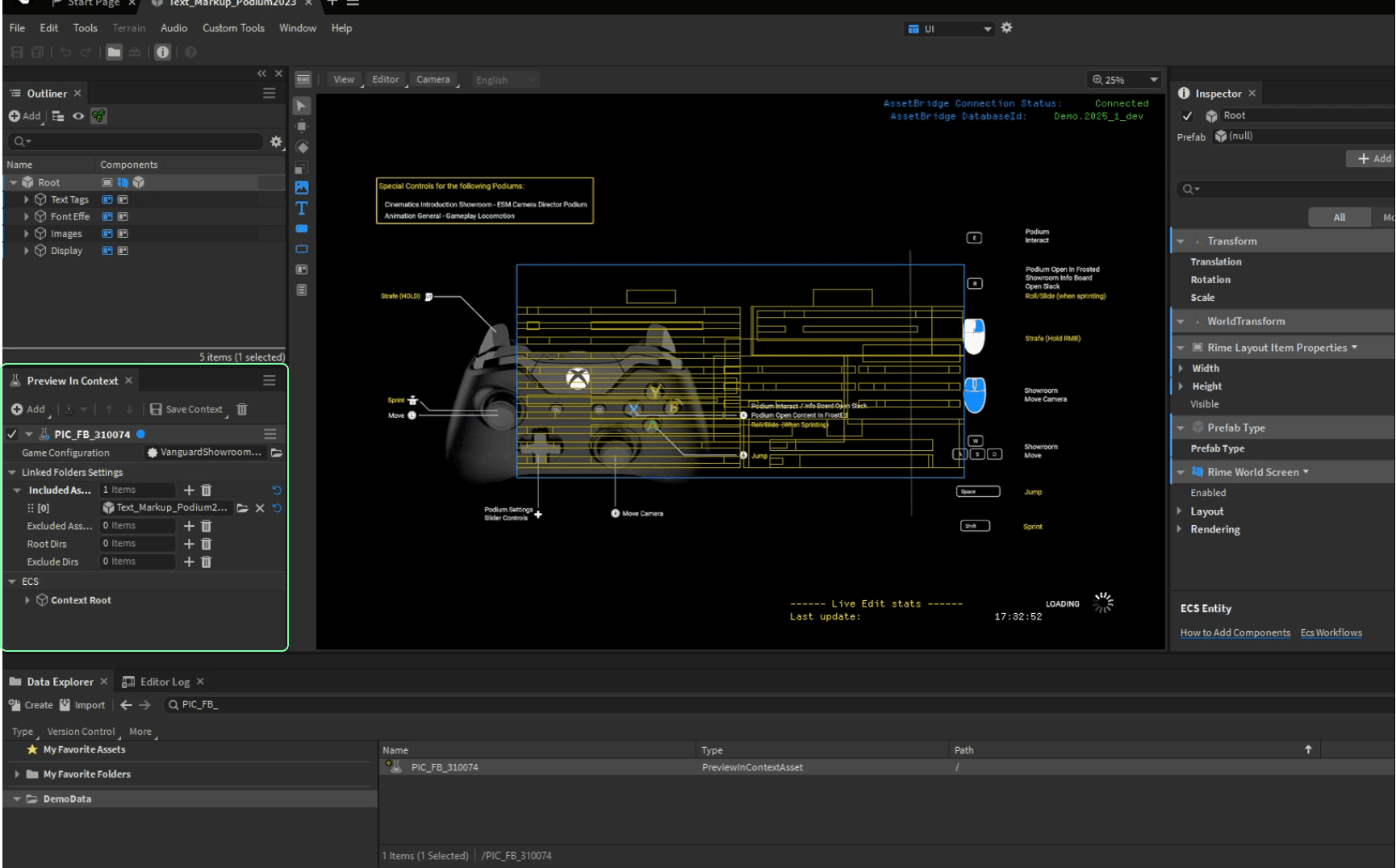 Preview-in-Context interface screenshot