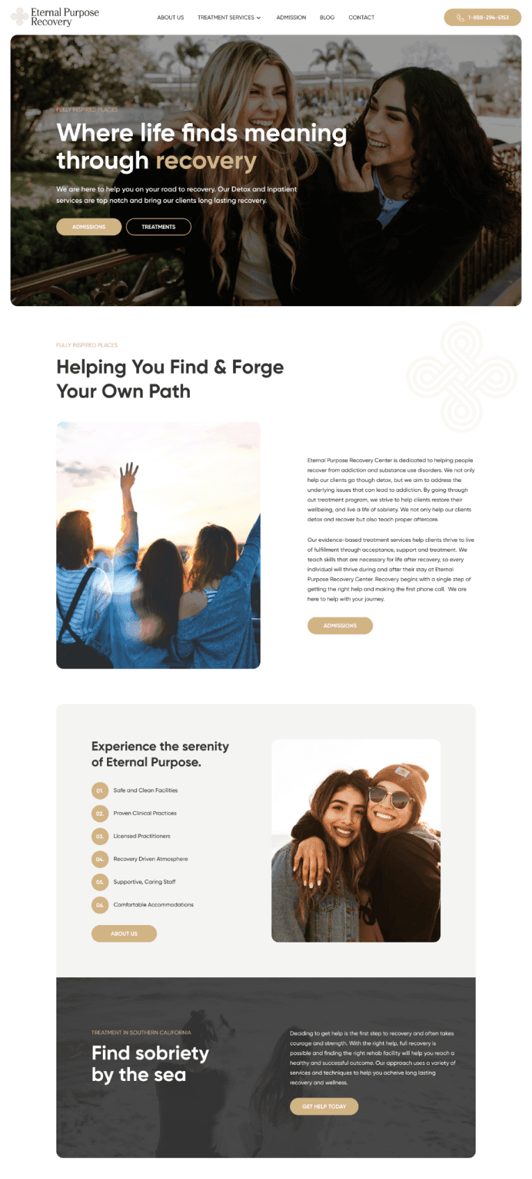 website image of eternal purpose recovery