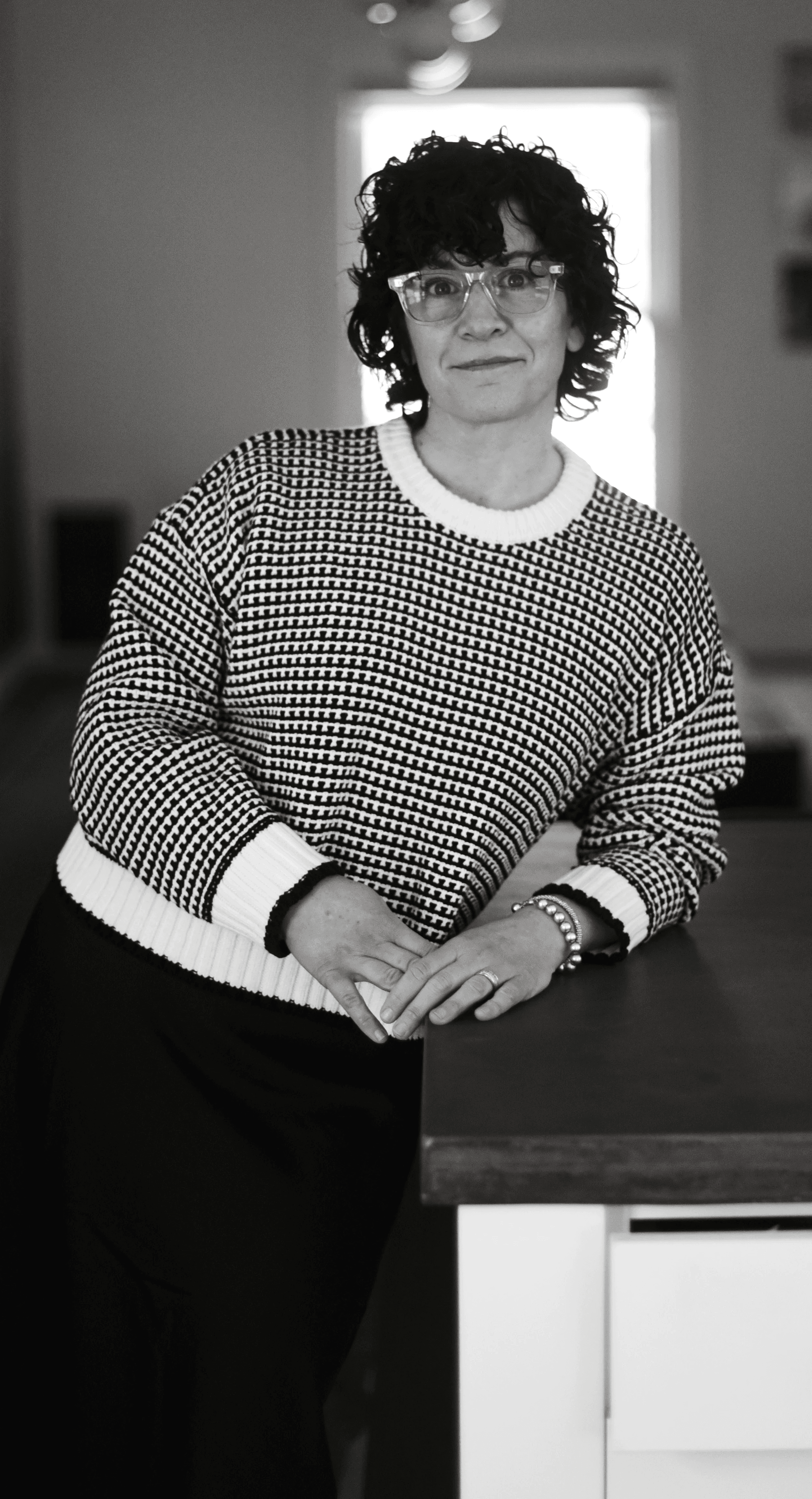 Female lawyer looking forward