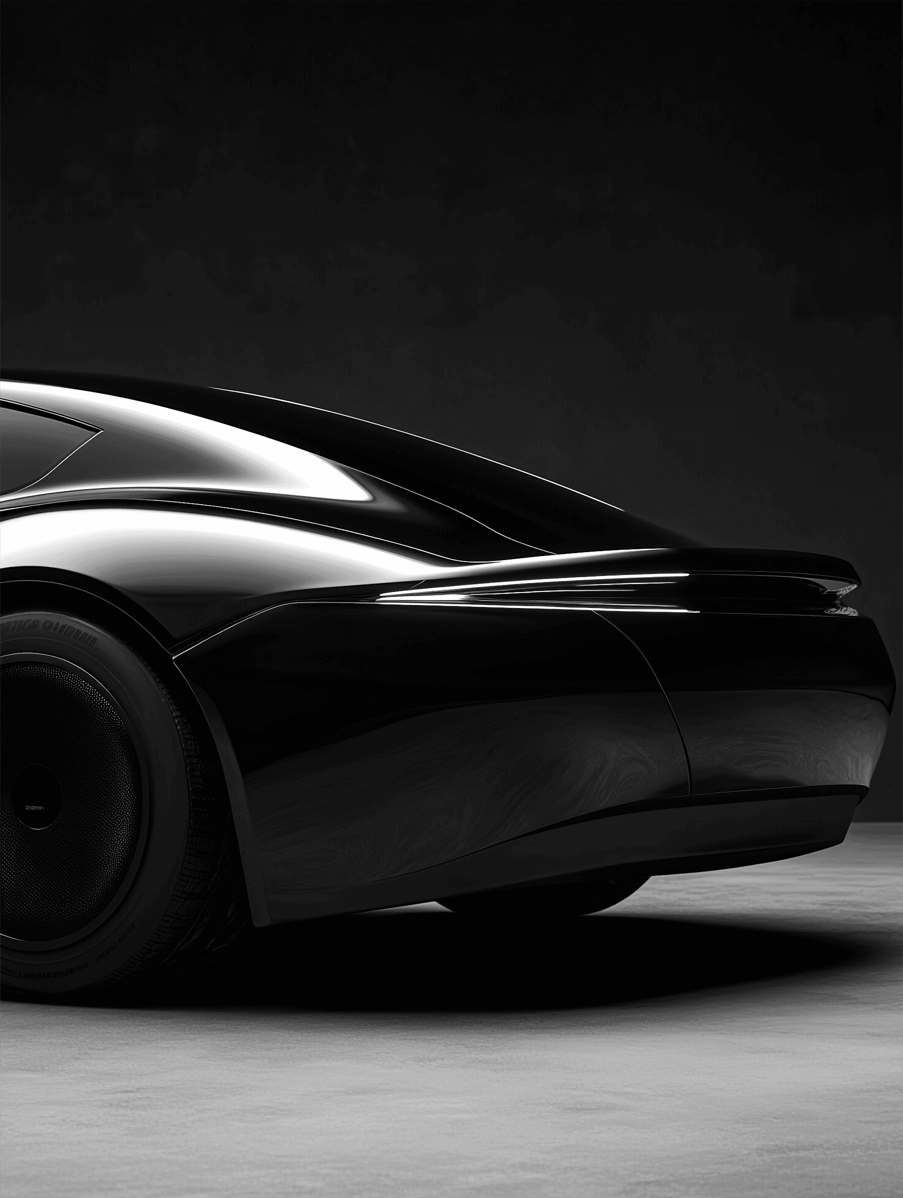 Close up to the sportcar.