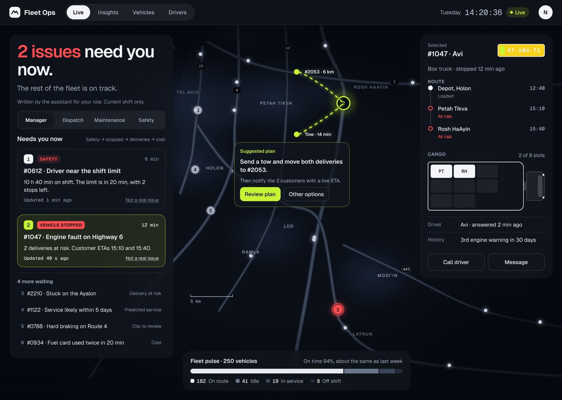 Reworked Fleet Ops live map.