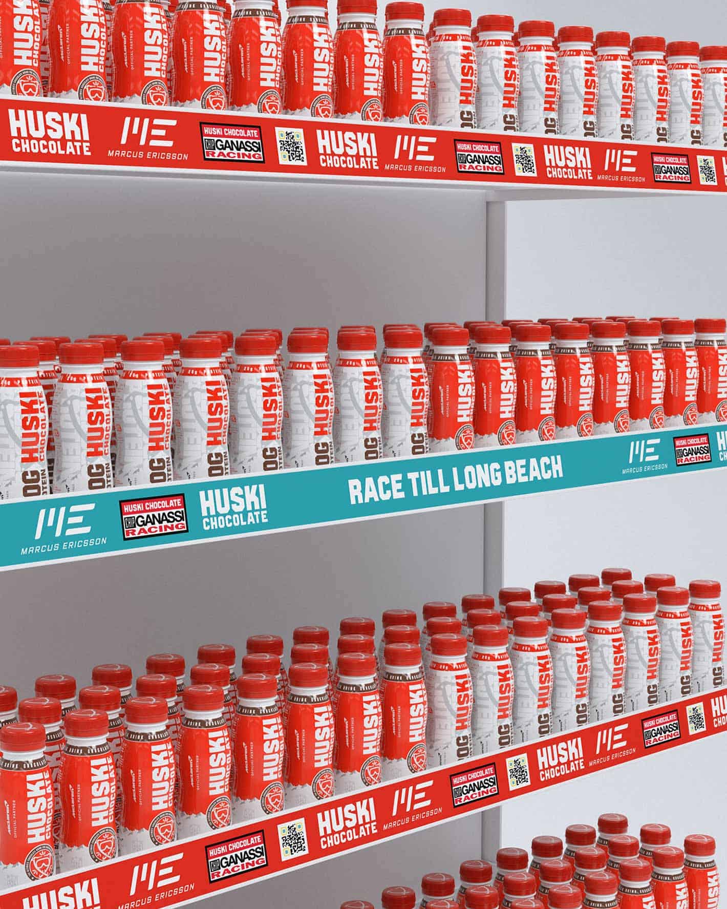 Huski Chocolate - IndyCar - Chip Ganassi Racing - Marcus Ericsson - POS Shelf Strips