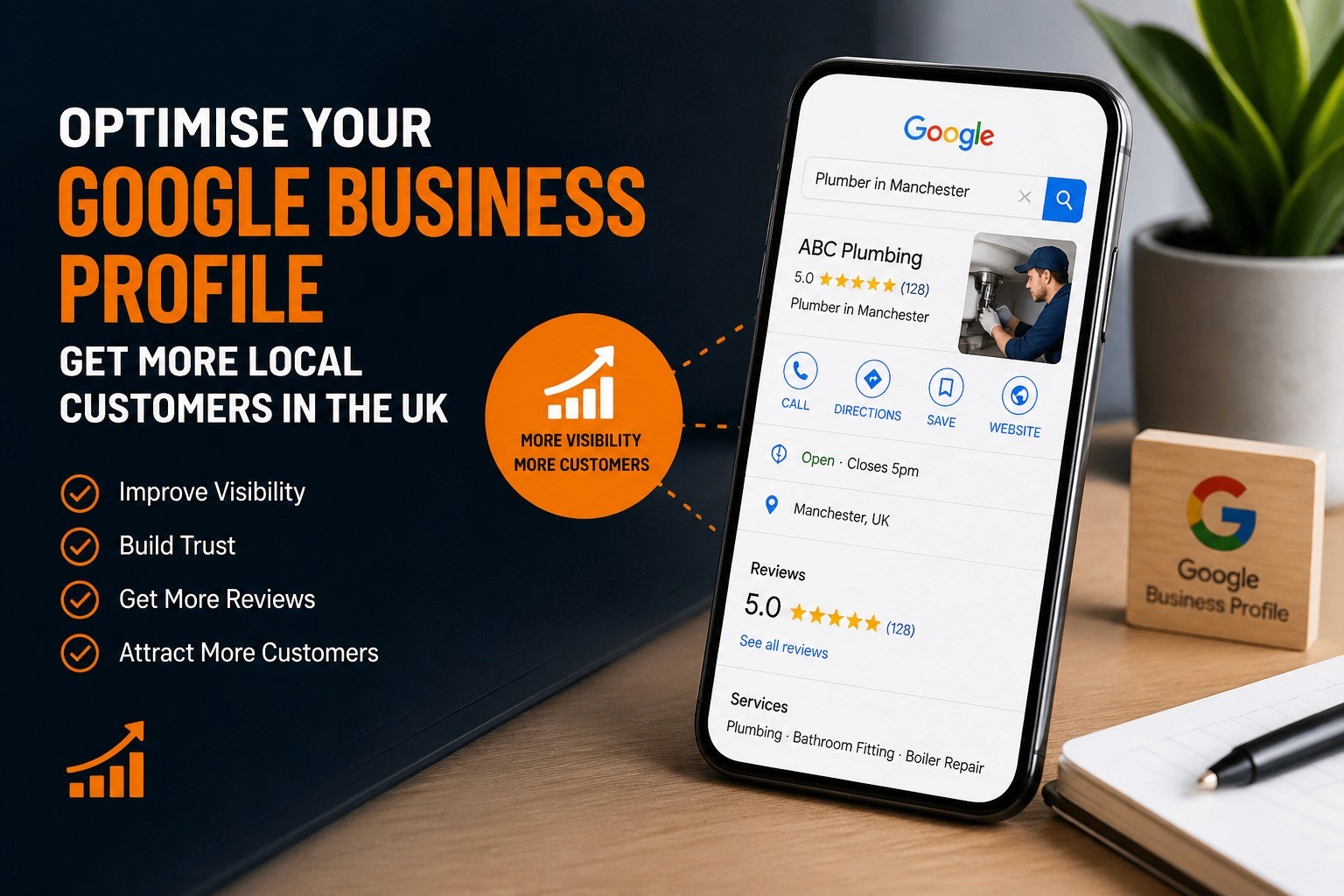 How to Optimise Your Google Business Profile (Get More Local Customers in the UK)