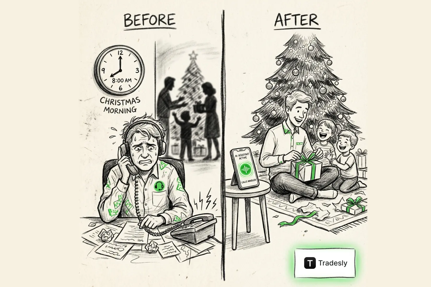 Stop Asking Your Team to Work Christmas: Let AI Handle the Phones