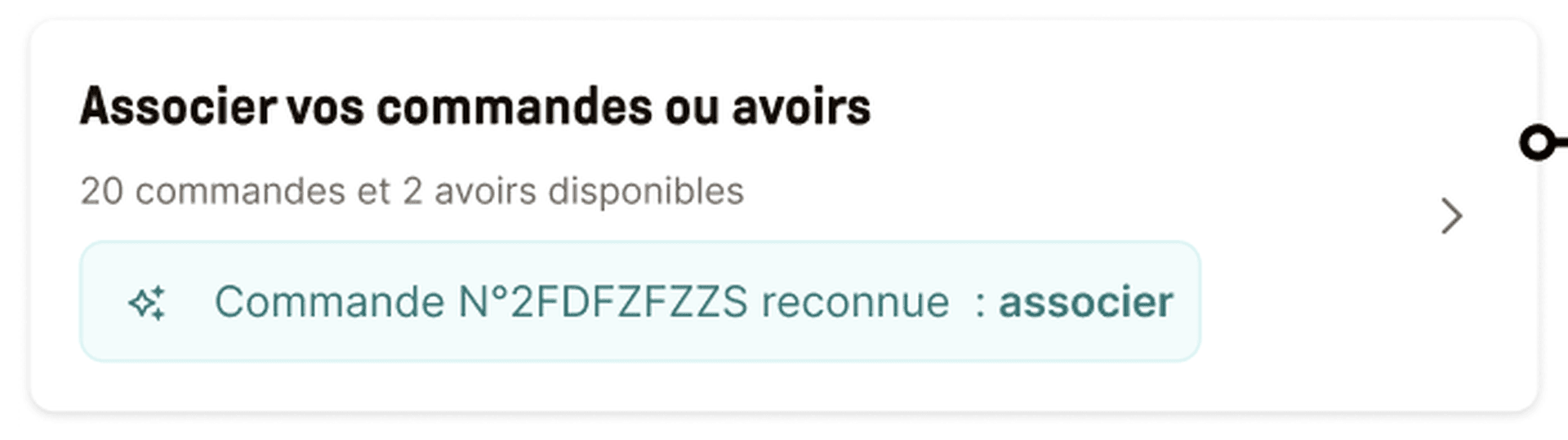 Rapprocher une facture d'un bon de commande