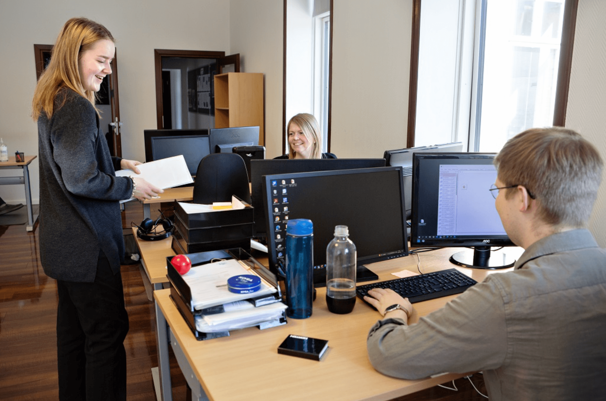 Casual Office Collaboration