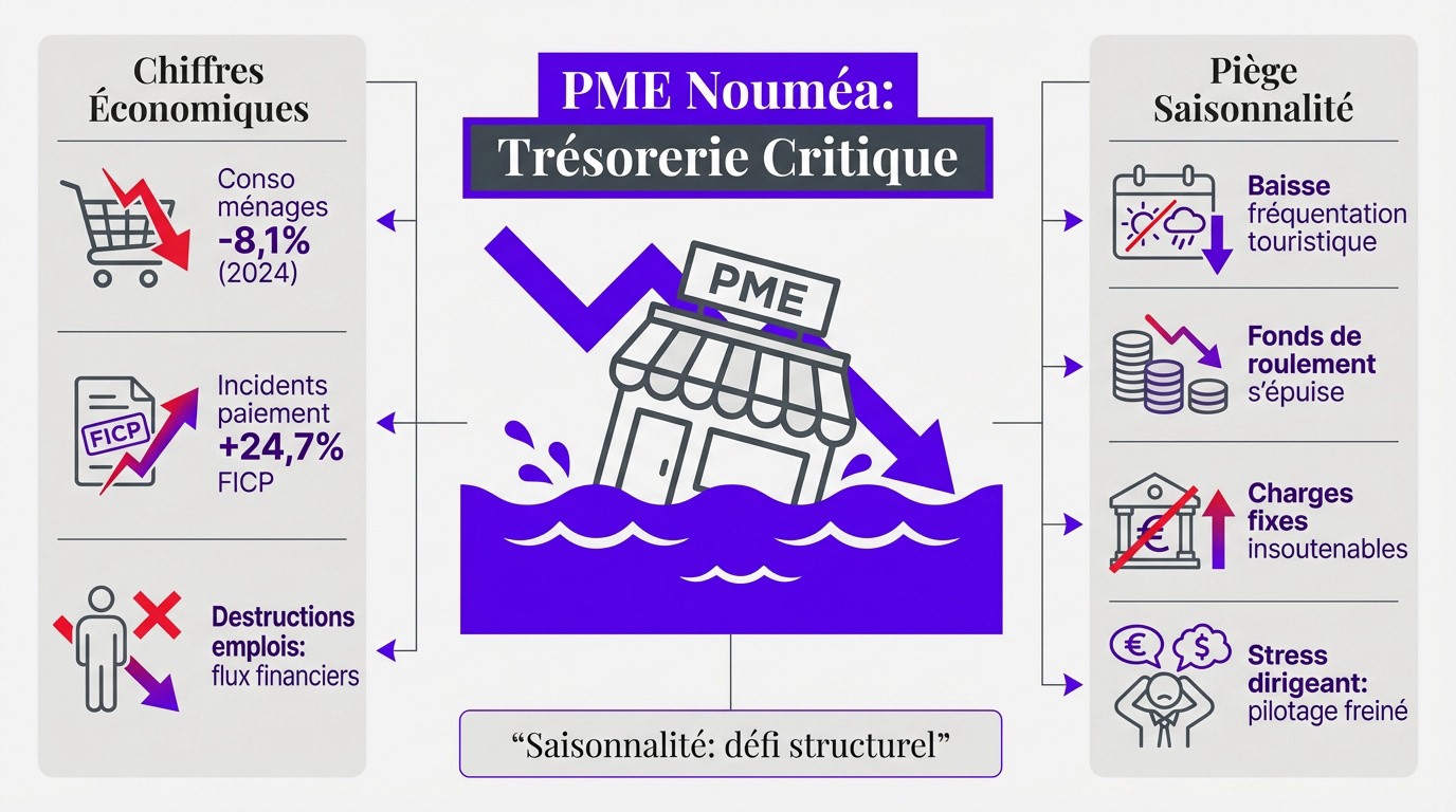 PME Nouméa face à la crise de trésorerie et la saisonnalité touristique
