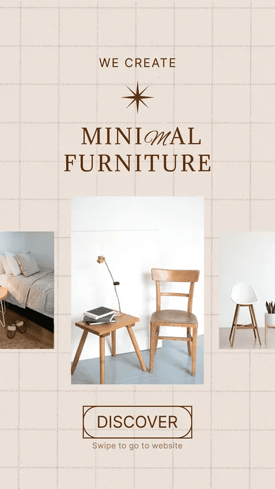 Animated Minimal Furniture Store Story Template