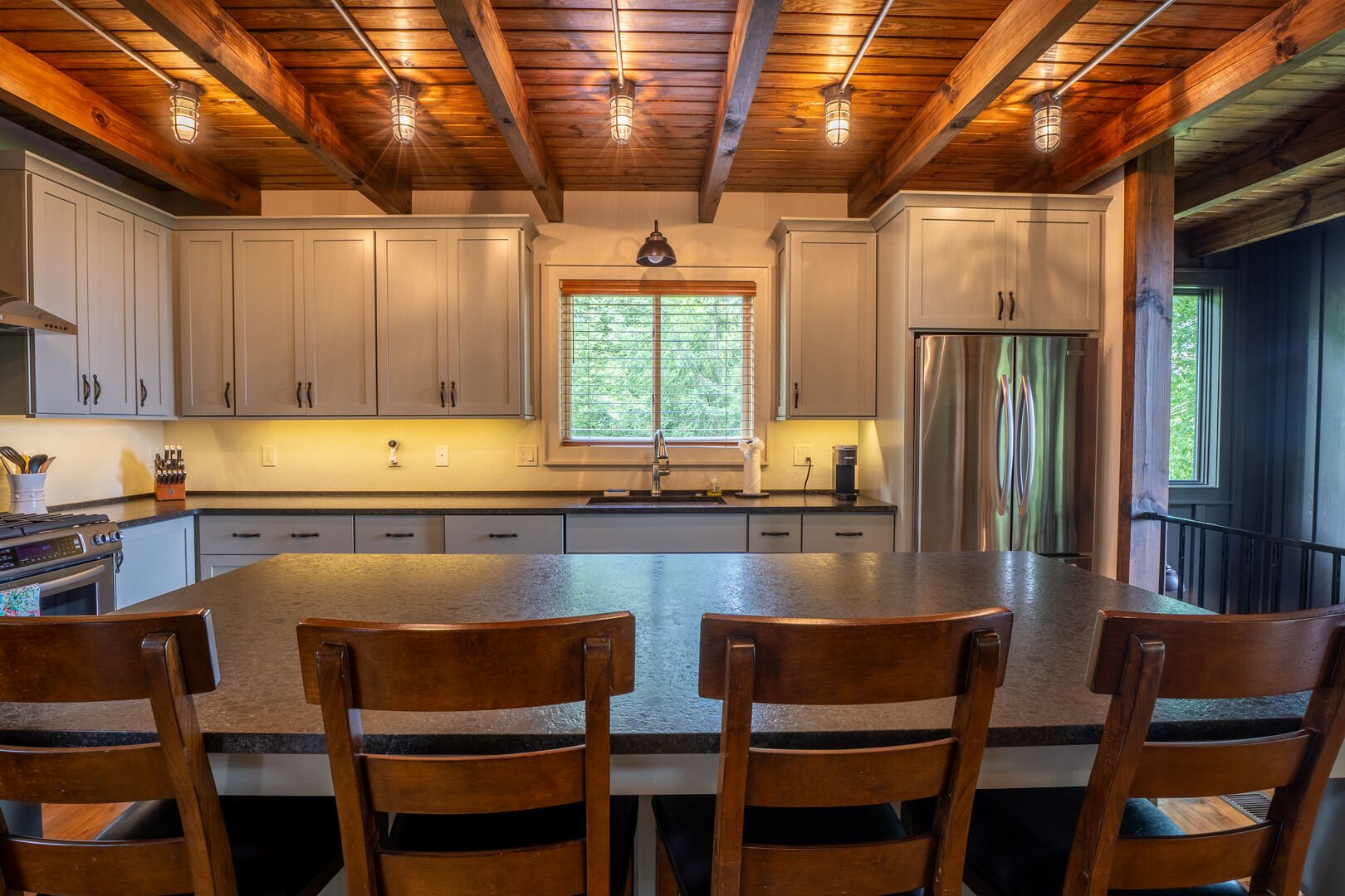 Kitchen at Purple Top Retreat