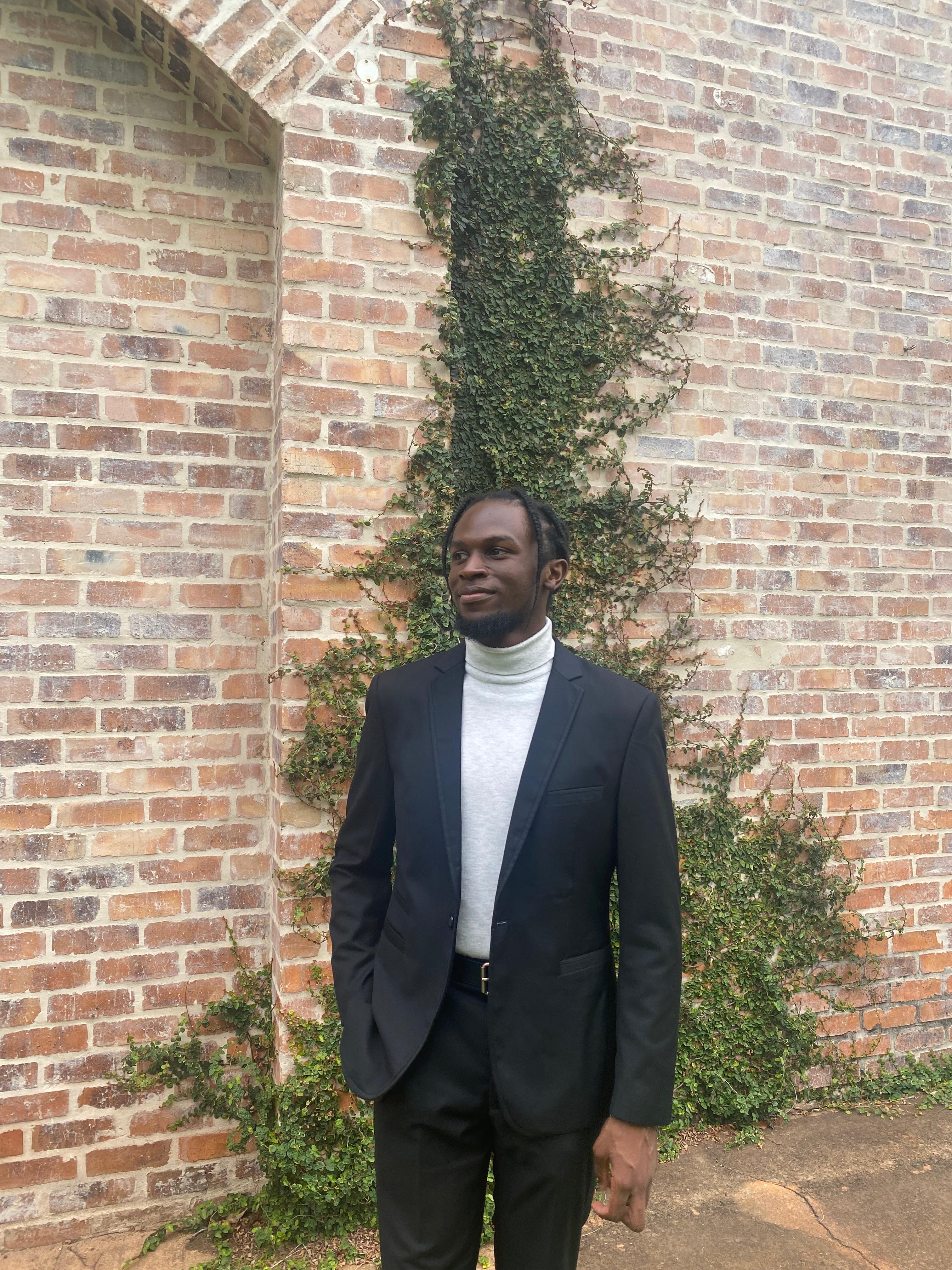 white oval shape with a black background