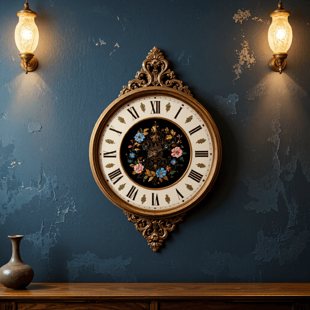 product photography of decorative wall clock