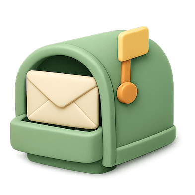 Blue mailbox