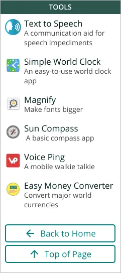 Exploring an App Category page