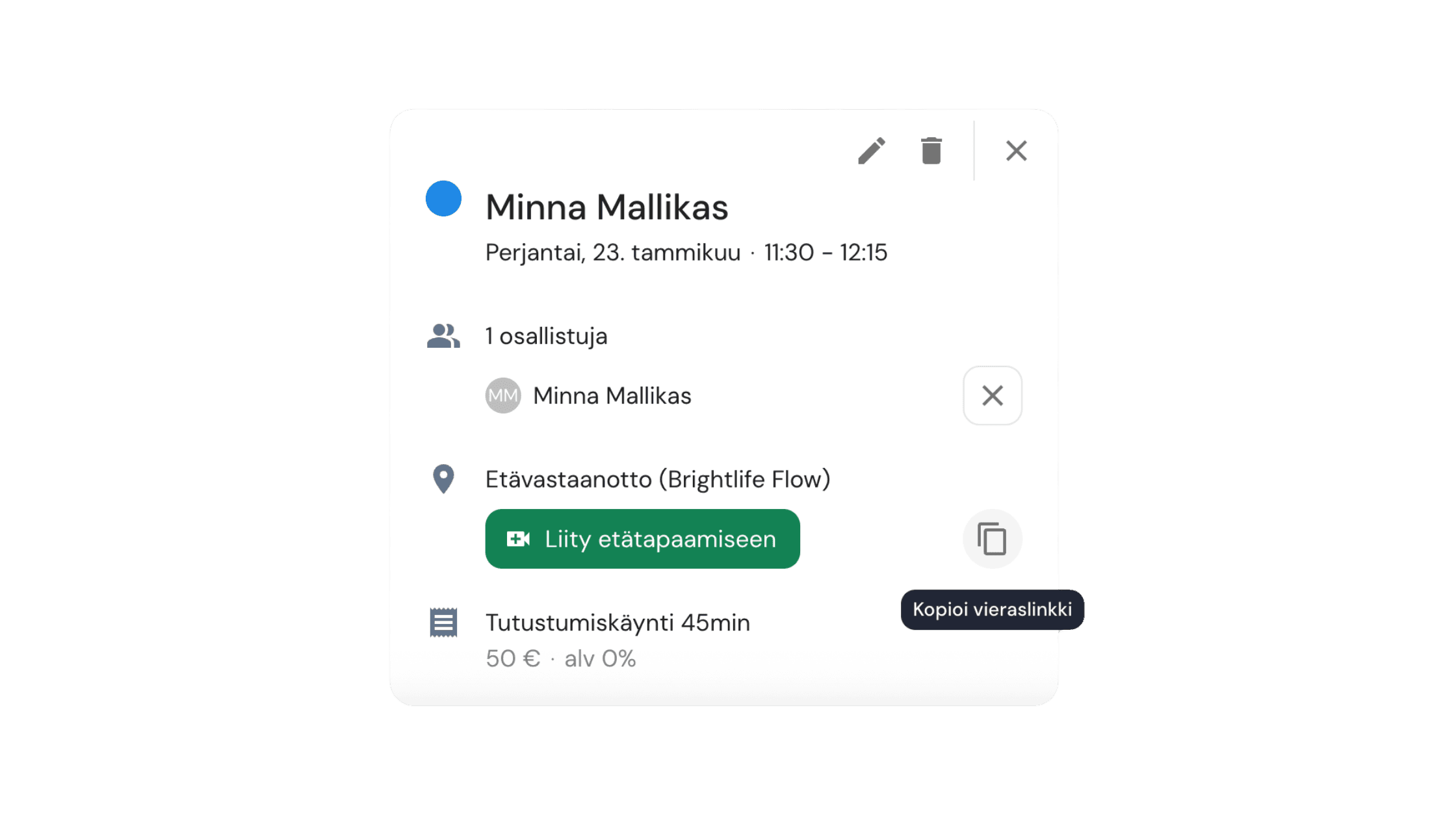 Brightlife vs. MinduuPro vertailunäkymä – terapiapalvelujen potilastietojärjestelmävertailu