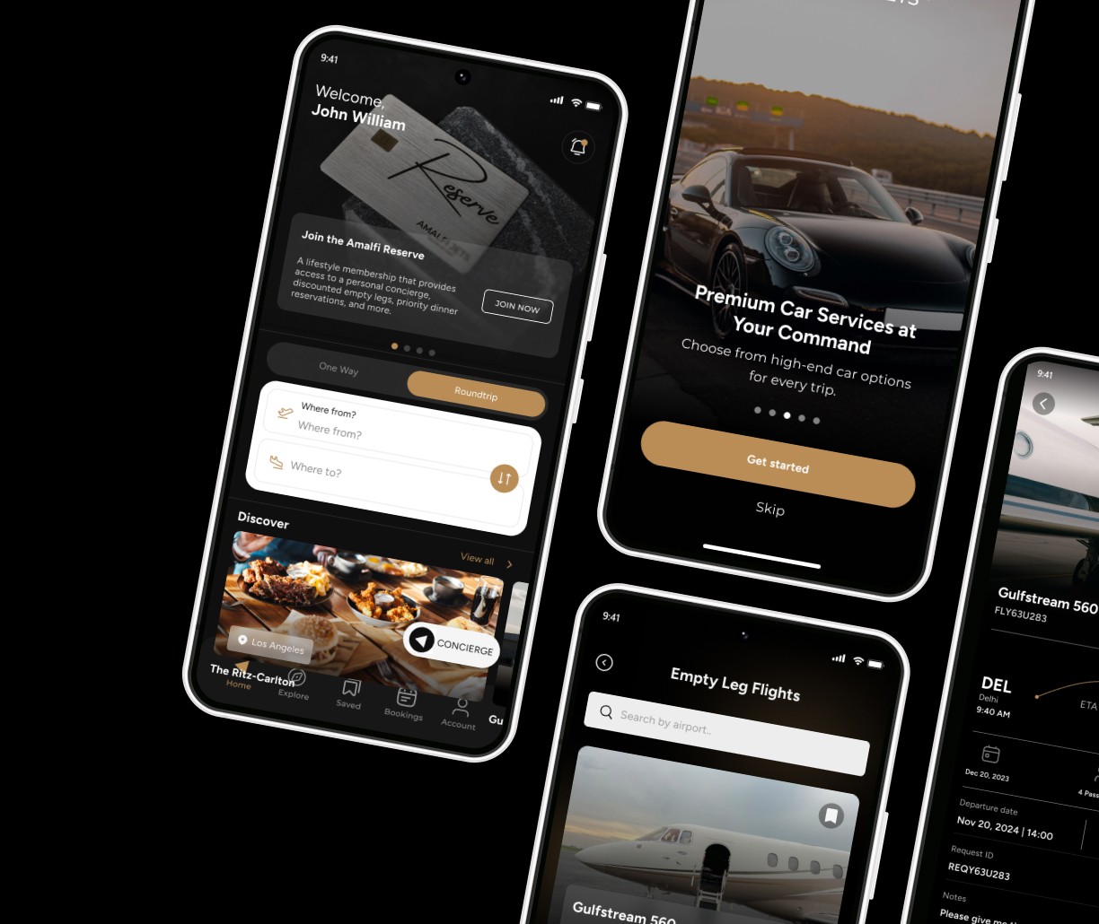 Two men discuss a project while standing at a laptop in an office.