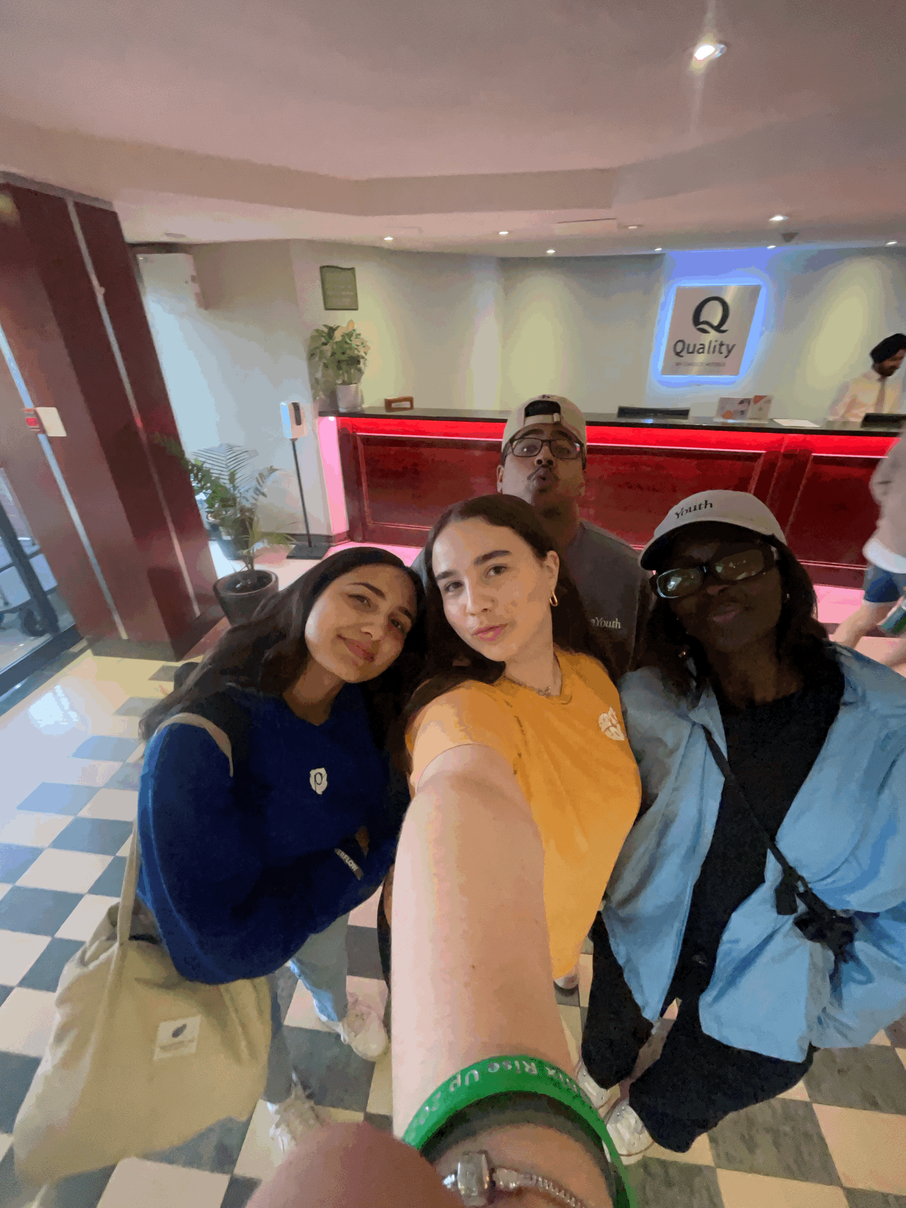 some of youth group at Overflow