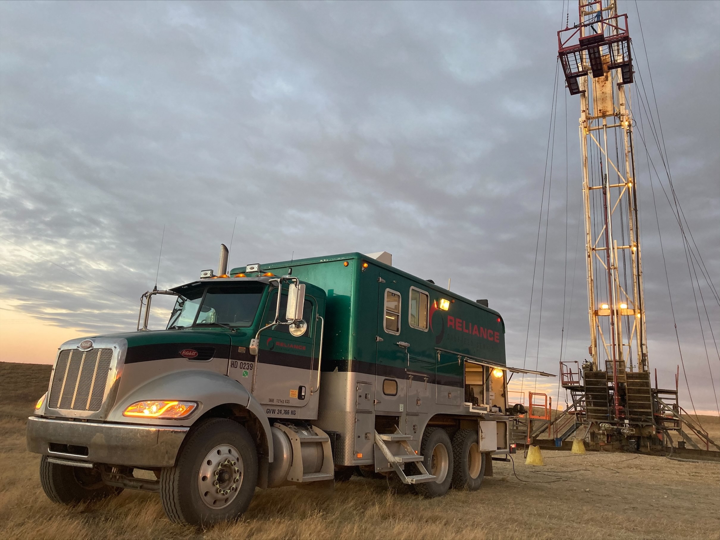 Reliance Oilfield Services Slickline Wireline Unit Saskatchewan