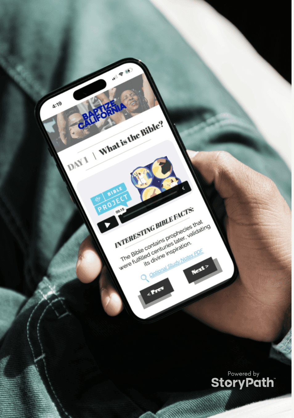 Bible app preview