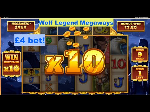 Wolf Legend Megaways — multiplicateur en action