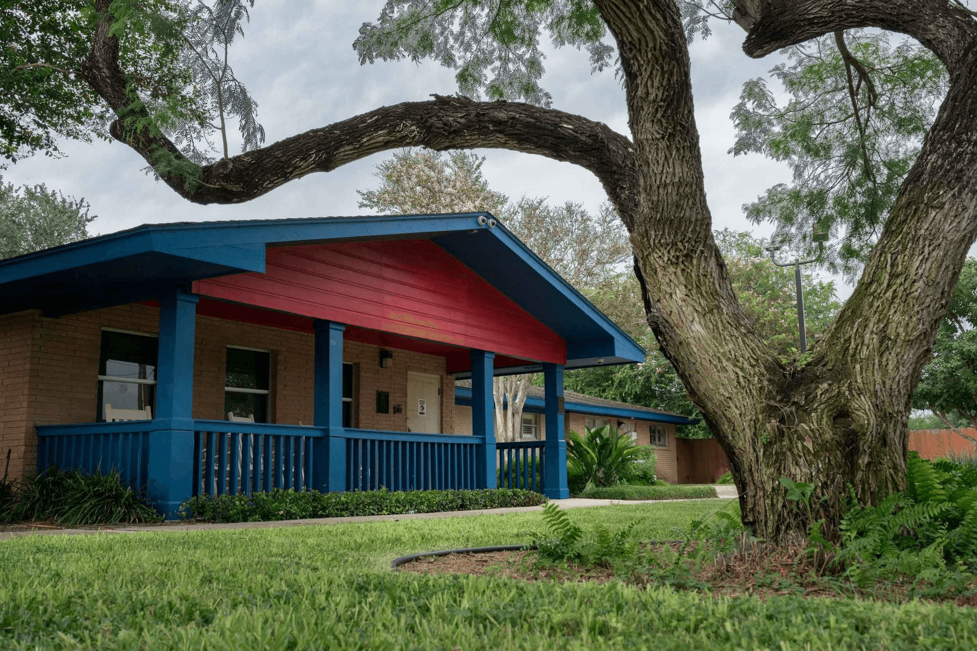 The CACHSC's Edinburg location, 15 miles north of the Rio Grande. The building is tenderly called Estrella's House, in memory of Estrella Rojas, a 2-year-old tragically killed due to abuse. As a result, the Child Advocacy Center was formed in 2000 to be a child-friendly haven where young victims are not afraid to share their stories.