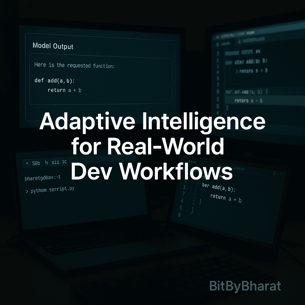 Adaptive Intelligence for Real-World Dev Workflows