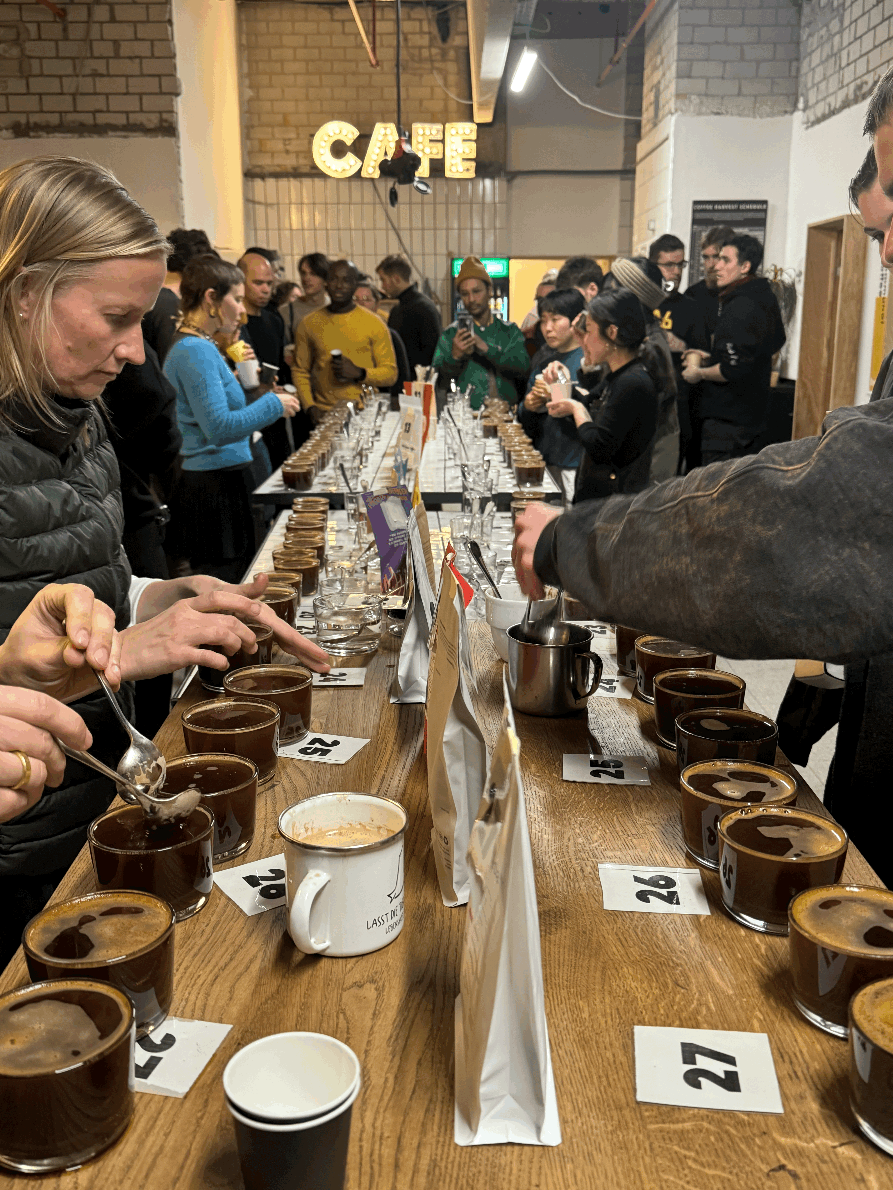 Coffee Cupping at Communal Coffee