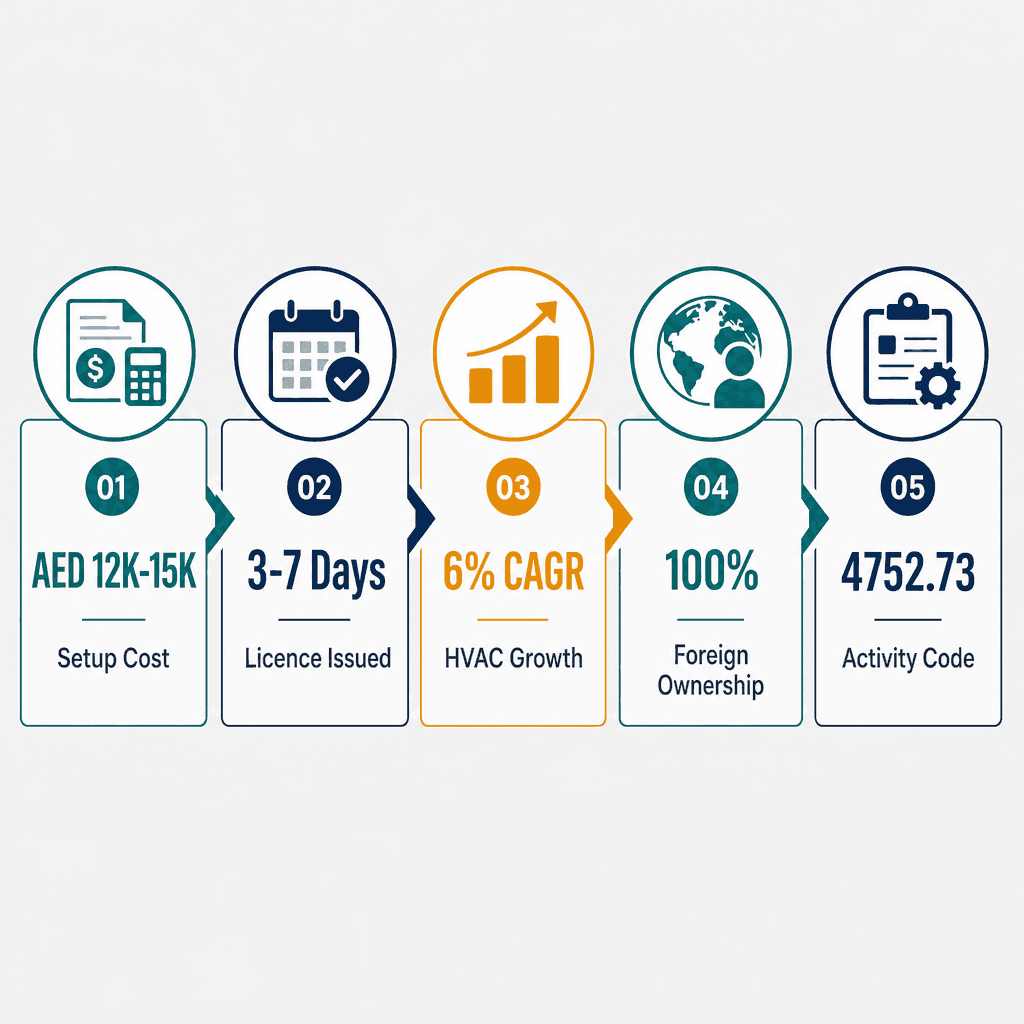 Infographic: Start a Ventilators & Fans Trading Business in Dubai