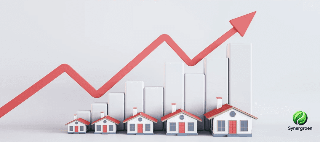 Stijging woning waarde