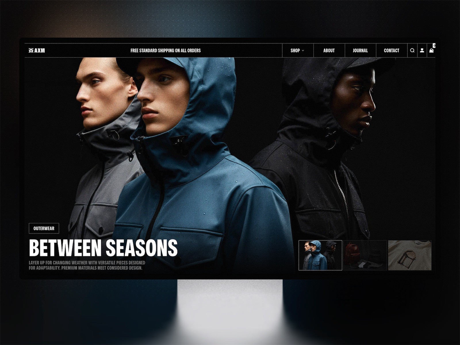 Axiom Fashion Clothing Ecommerce Shopify Framer Template