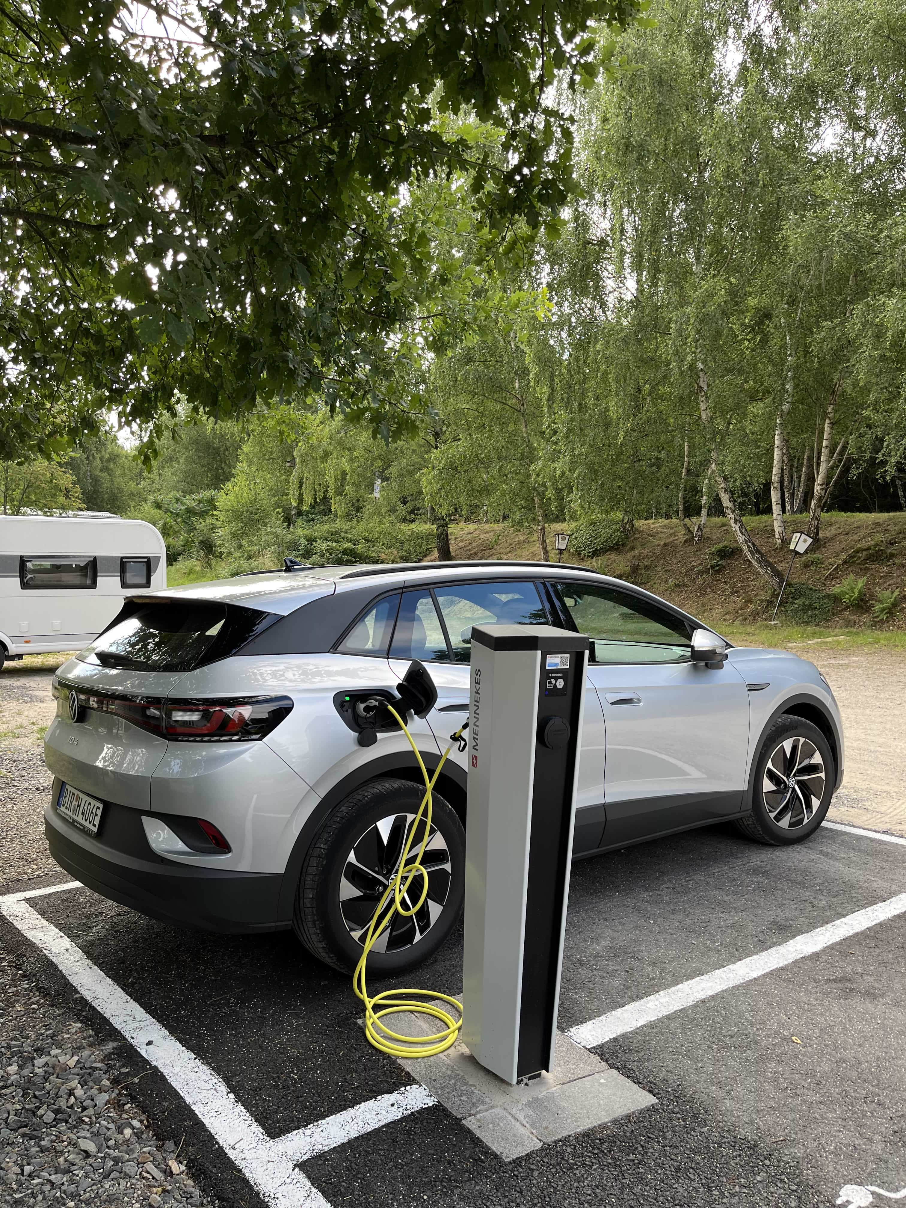 Car at the charging station