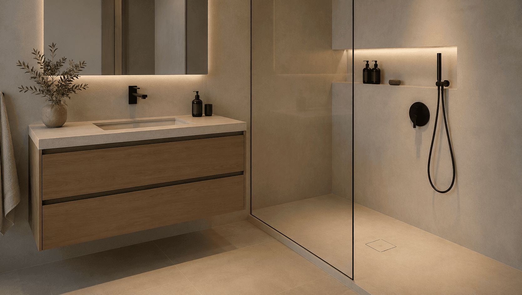 Badkamer inloopdouche