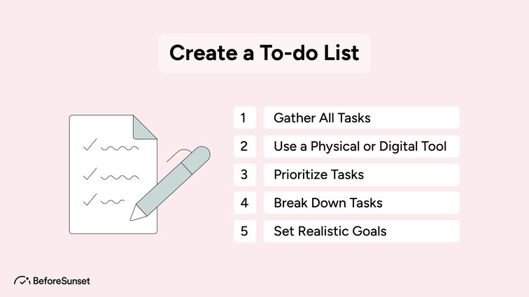 Create a to-do list