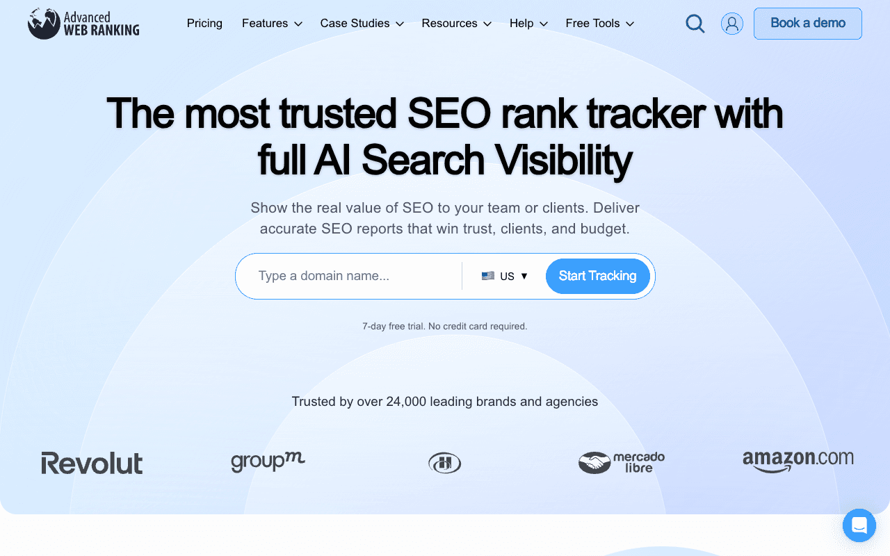 Advanced Web Ranking екранна снимка
