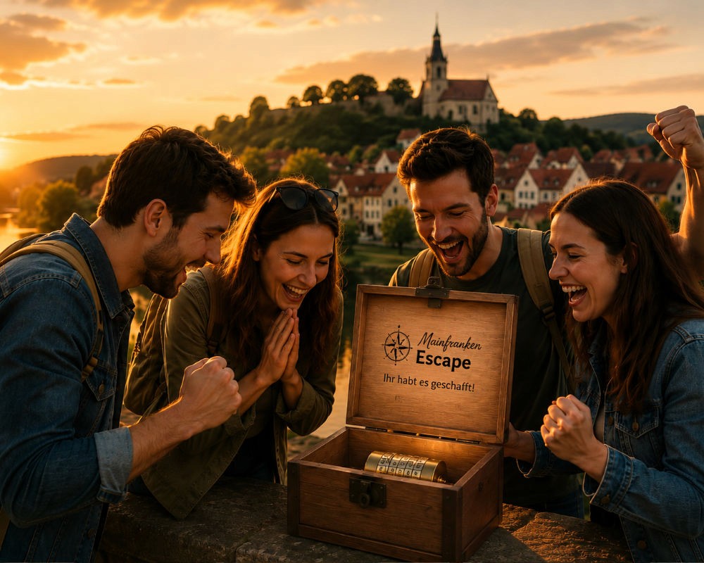 Gelöste Rätsel feiern als Team