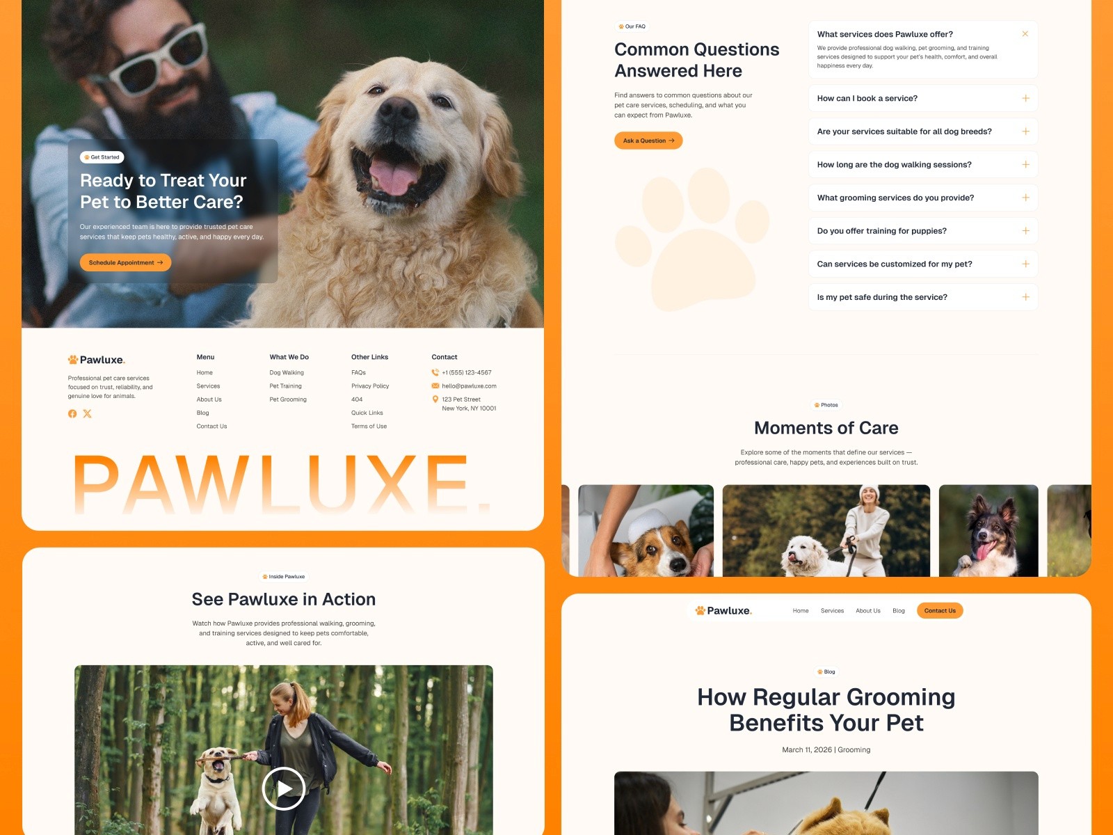Pawluxe — 现代专业企业服务官网设计灵感