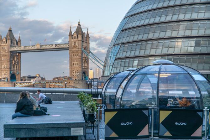 Dine on South Bank with a view of Tower Bridge