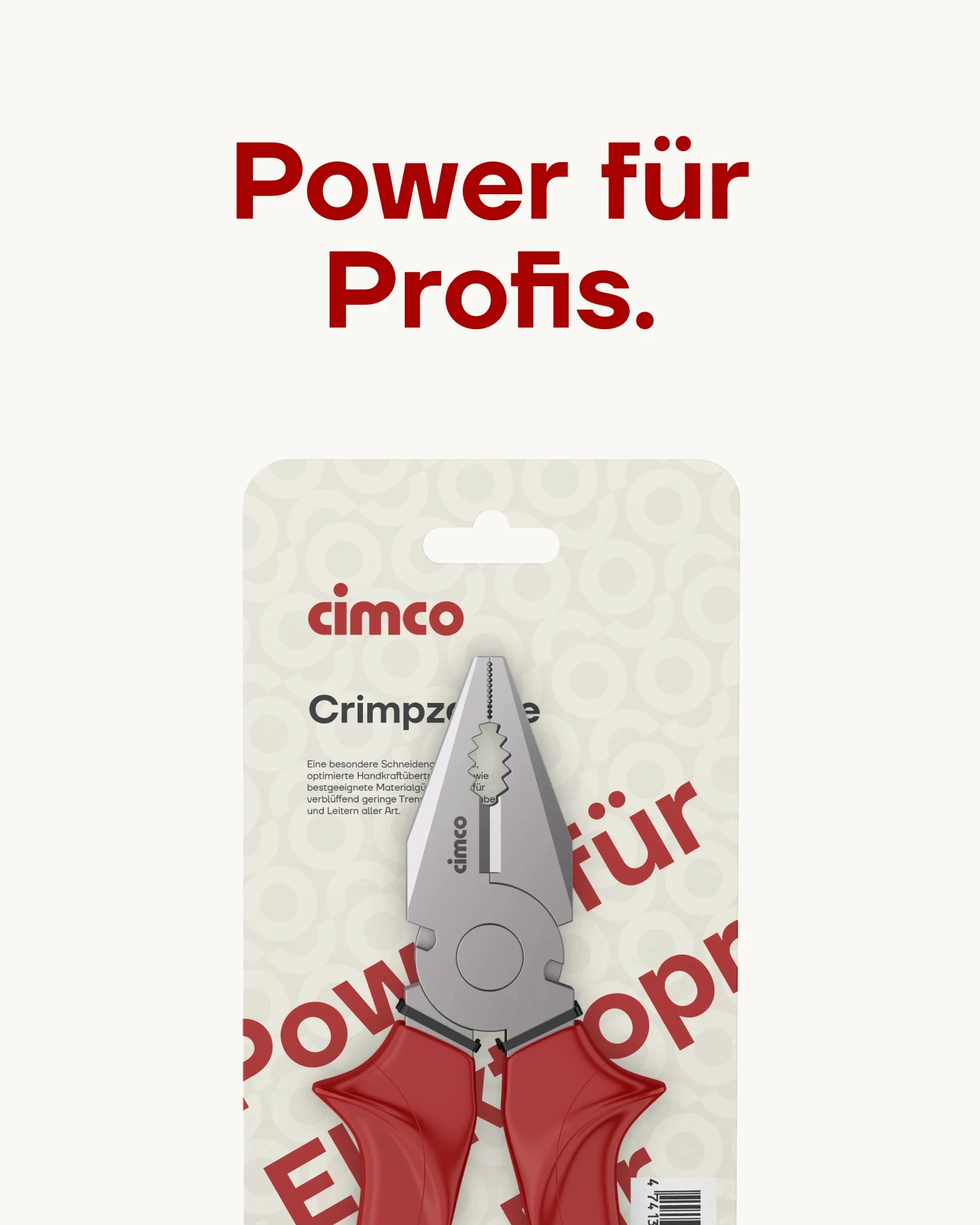 Pliers in packaging