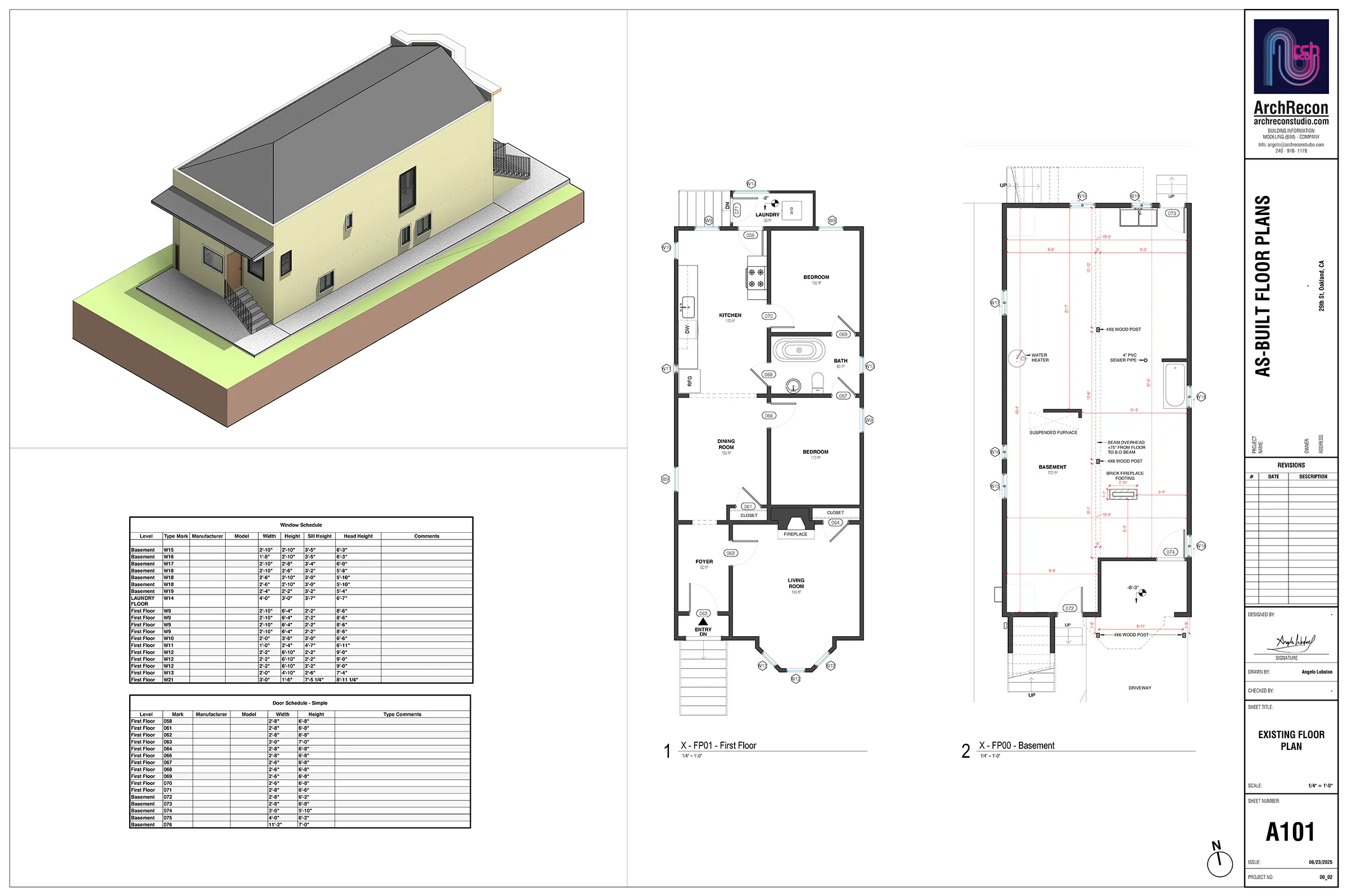 29th Street As-Built Document 01