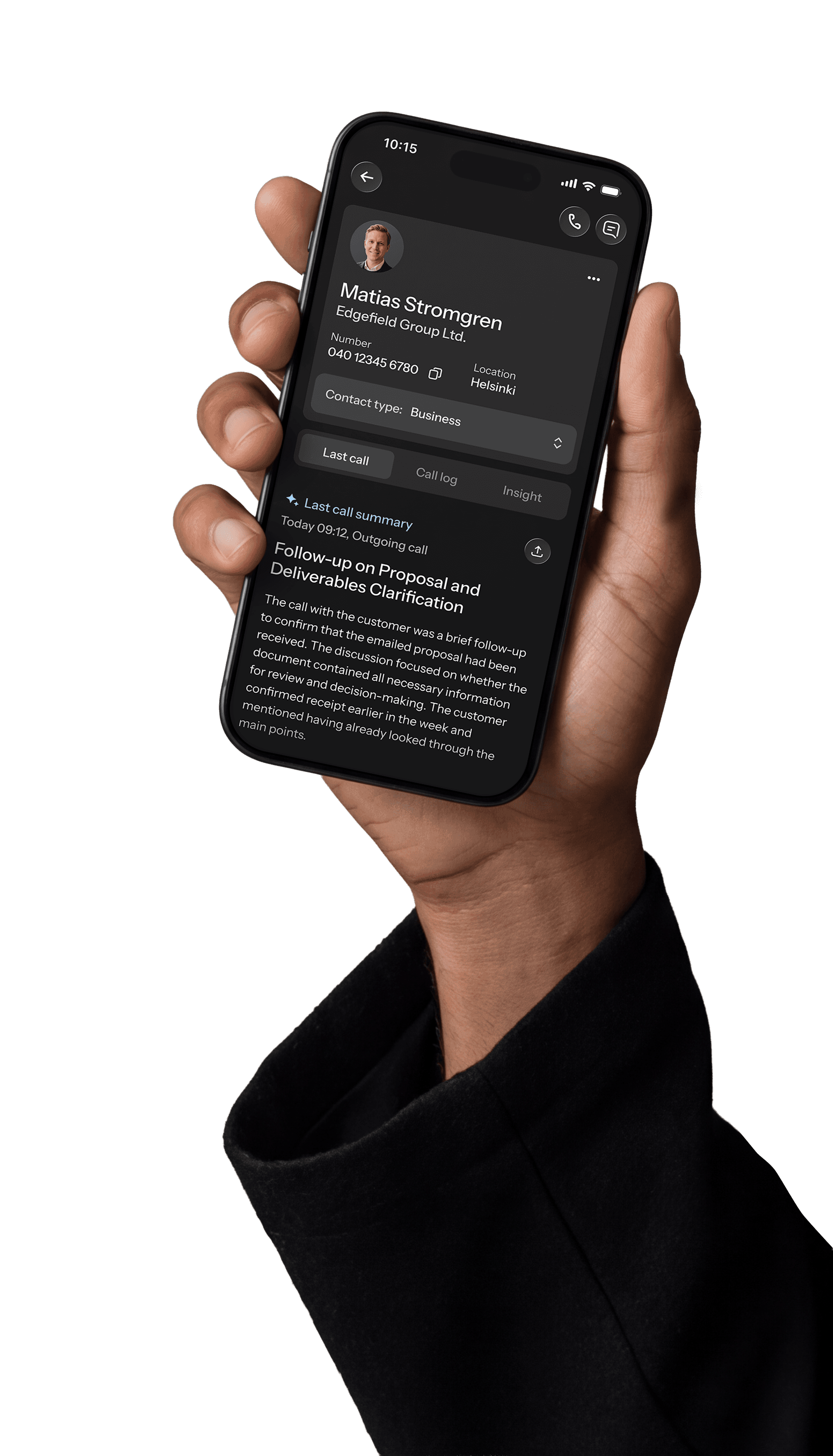 CallSteam AI product