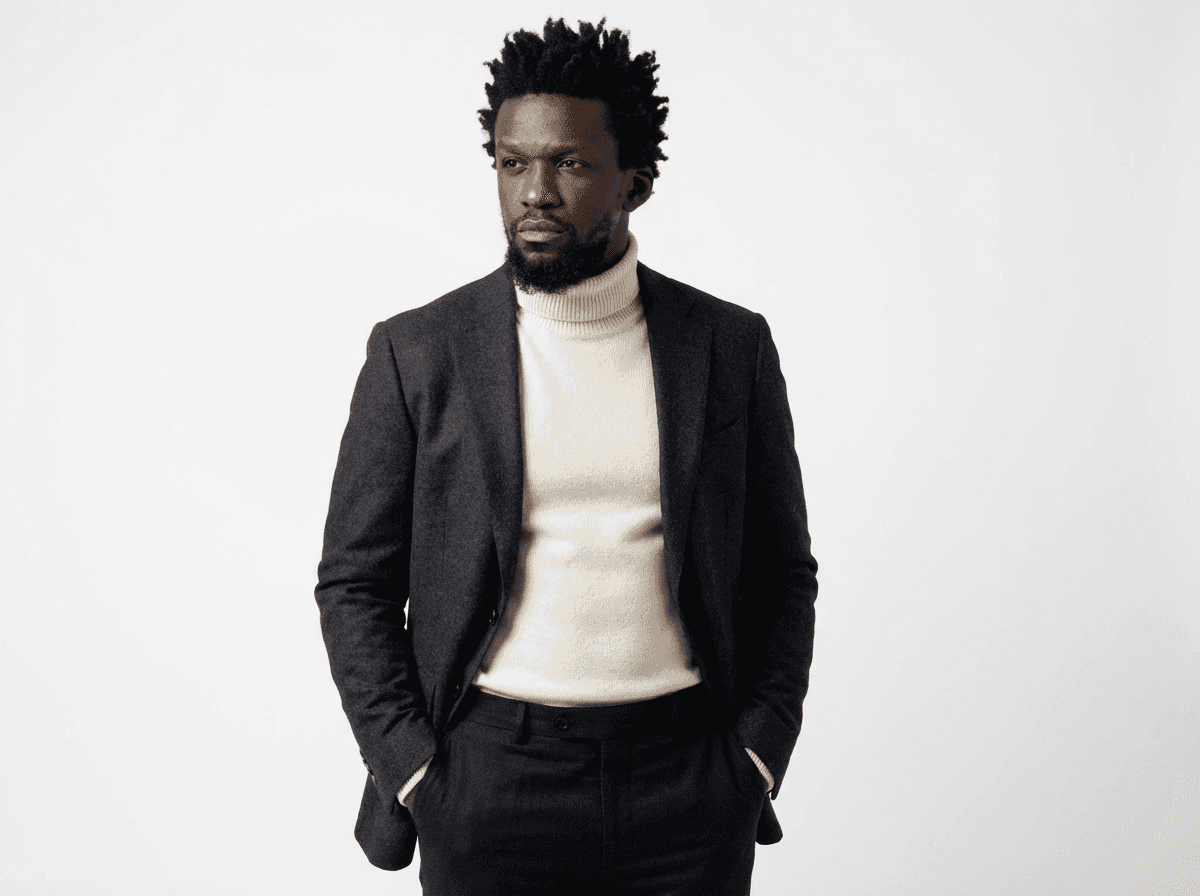 A man with glasses and a brown shirt, crossing his arms.