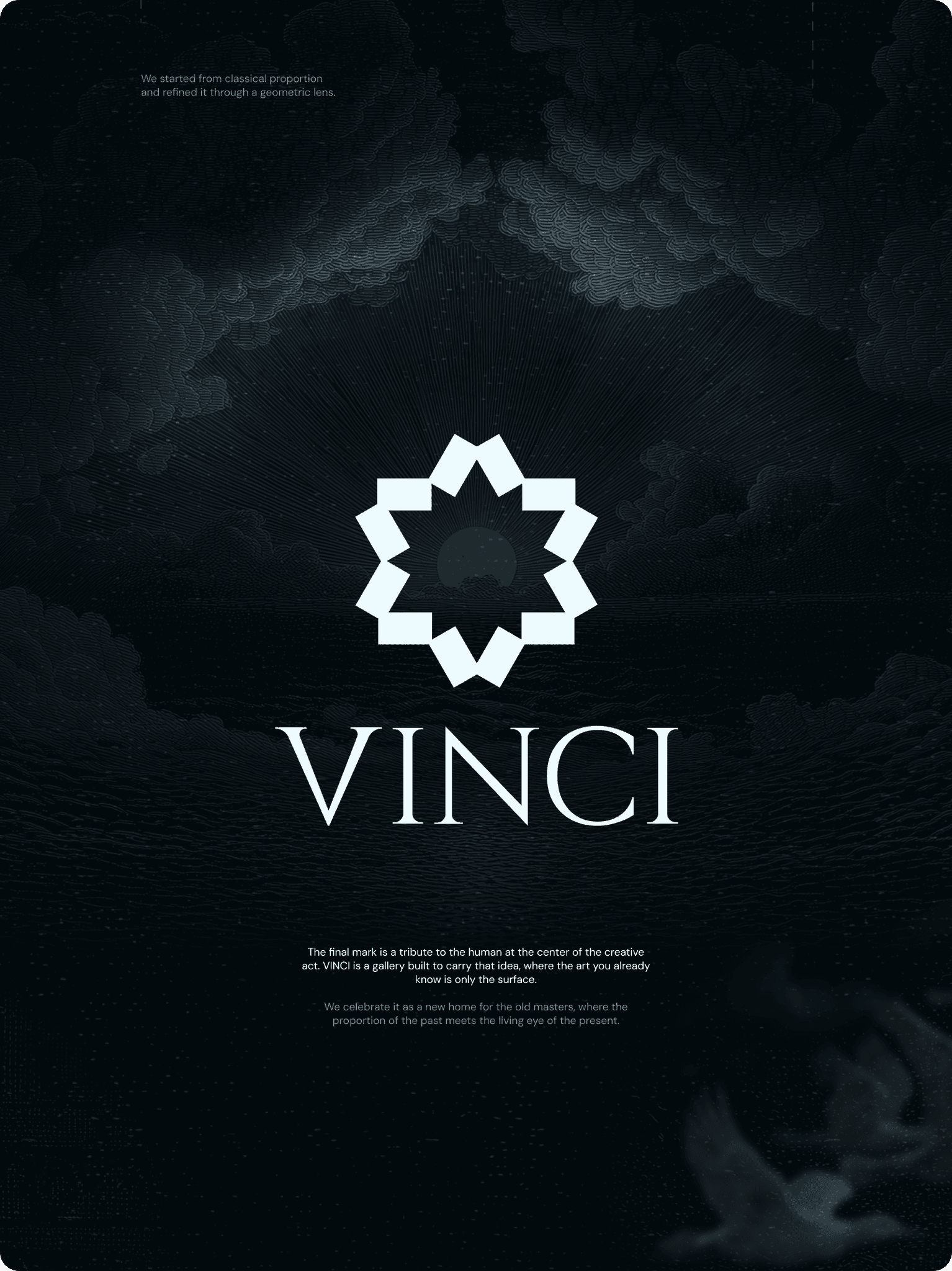 Vinci museum brand identity