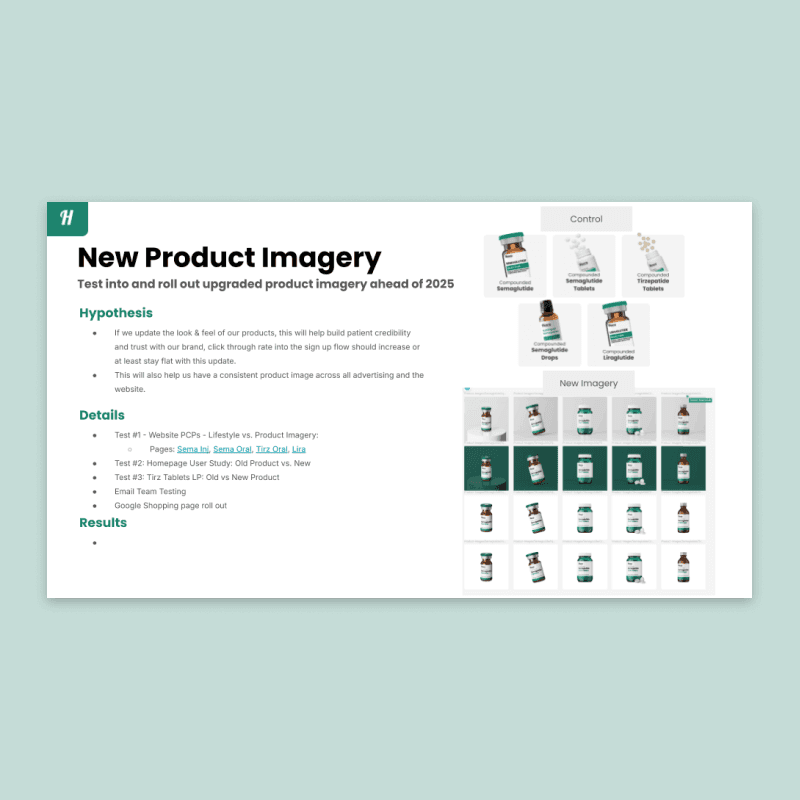 Henry Meds A/B Testing