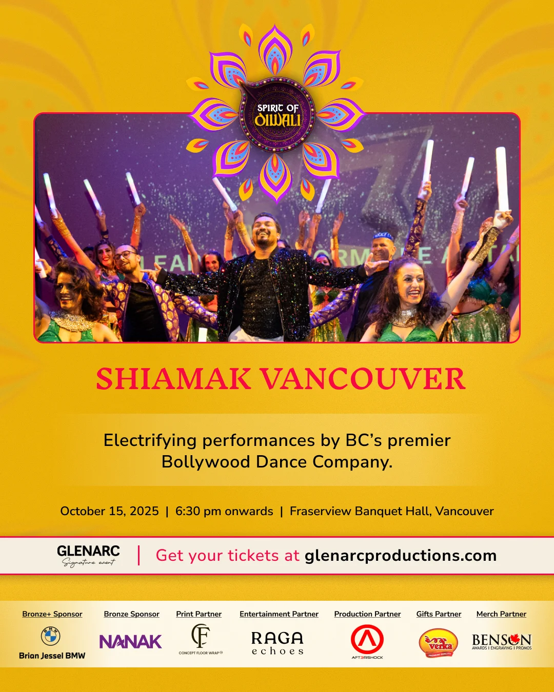 Shiamak Vancouver - spirit of DIWALI glenArcProductions