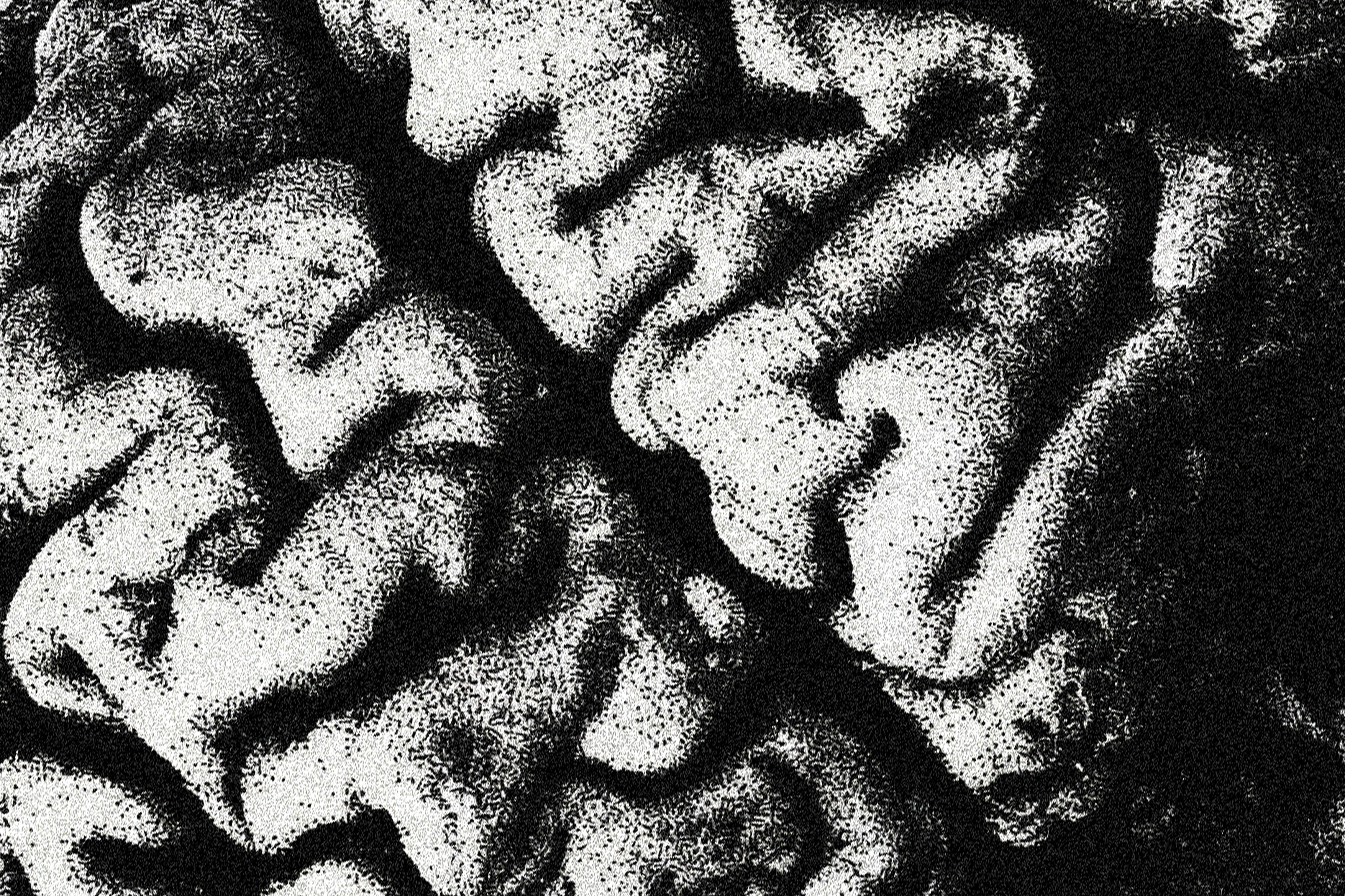 Light orange and purple 3d spheres