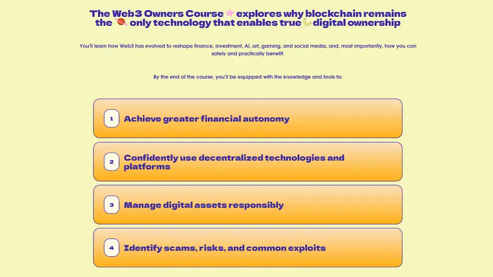 WEB3OWNERS CLUB WEB DESIGN