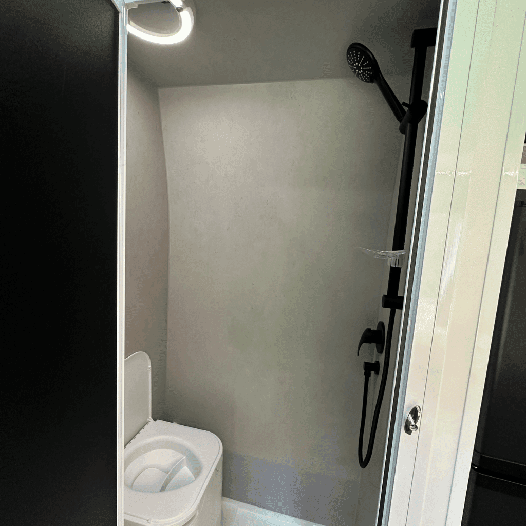 OGO COmposting toilet in Campervan