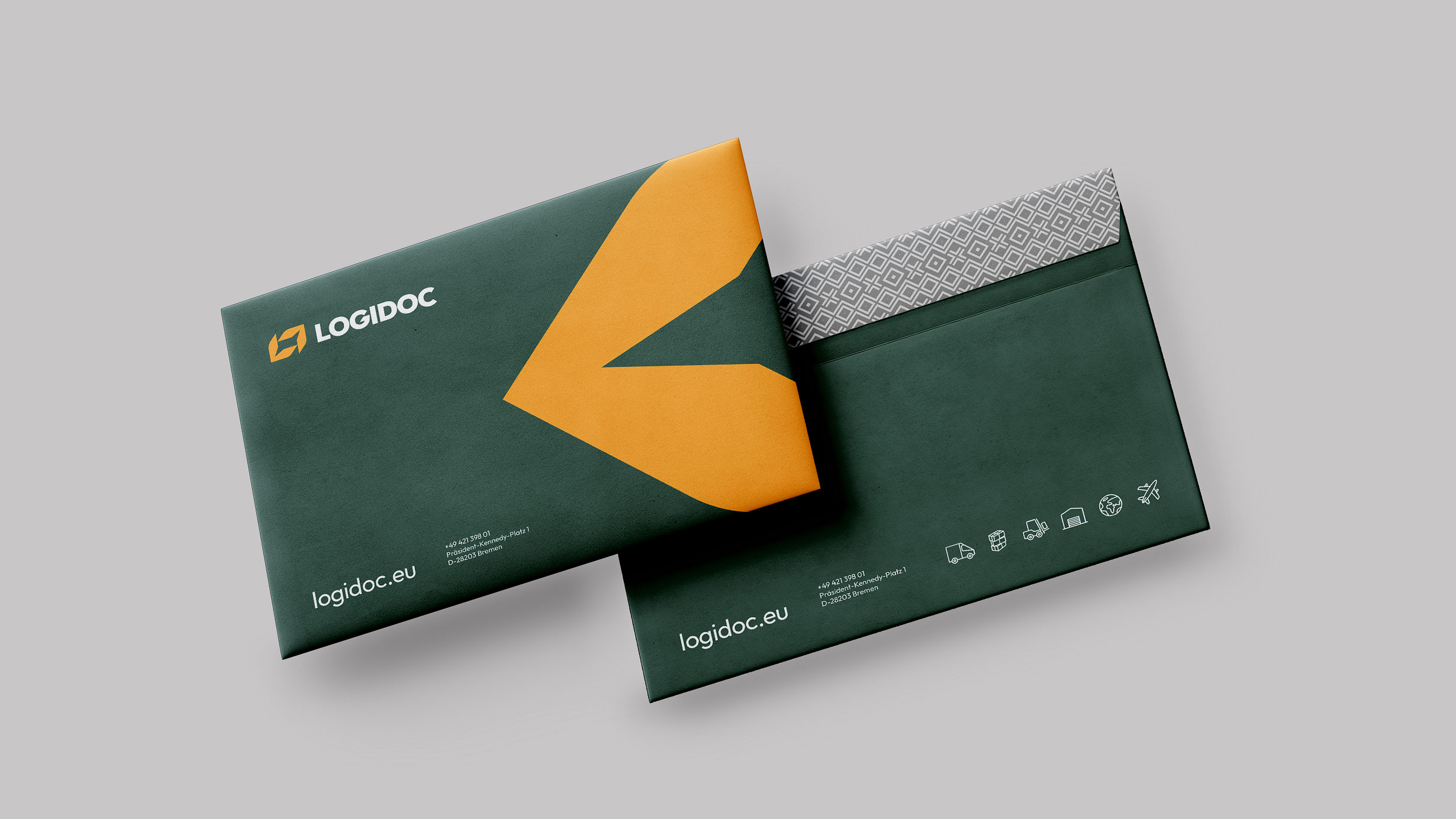 Конверт логистической компании Logidoc