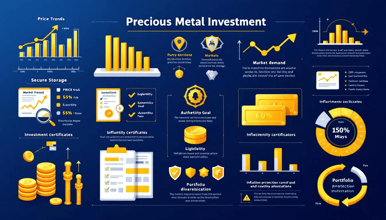 Factors to consider when buying precious metals like gold and silver.